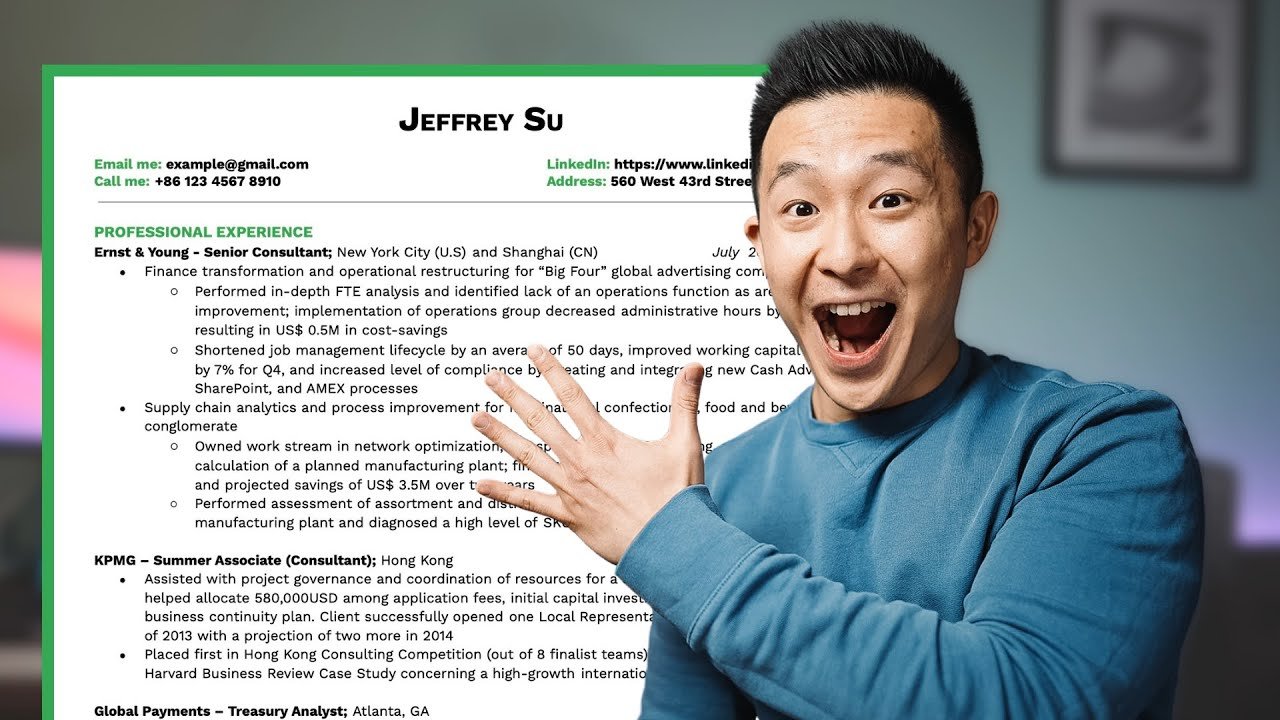 Write an Incredible Resume: 5 Golden Rules!