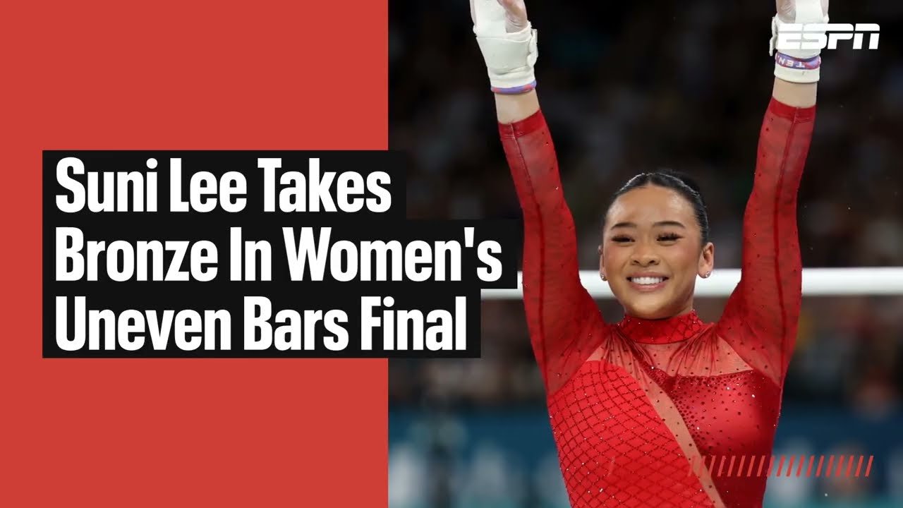 Recapping Suni Lee's bronze medal performance on uneven bars 🔥