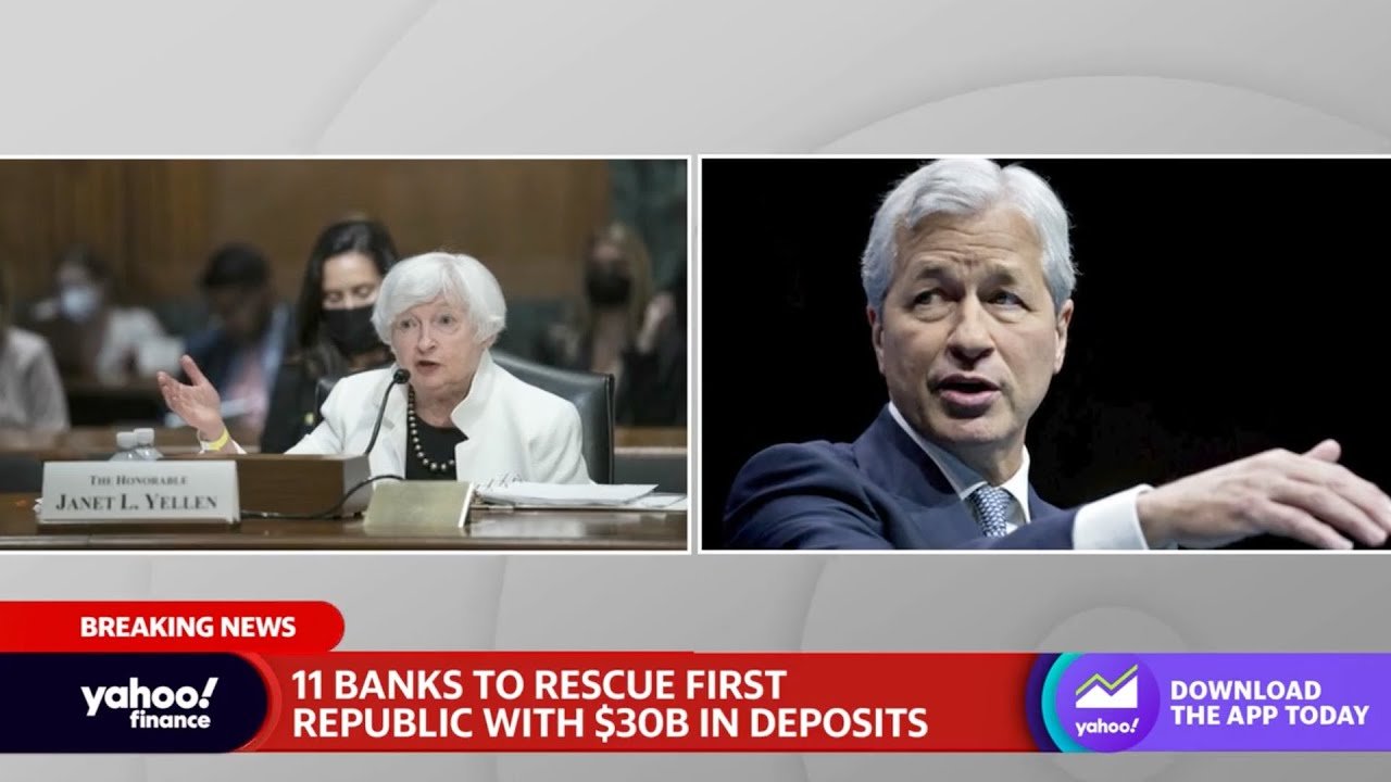 Eleven banks rescue First Republic Bank with $30 billion in uninsured deposits