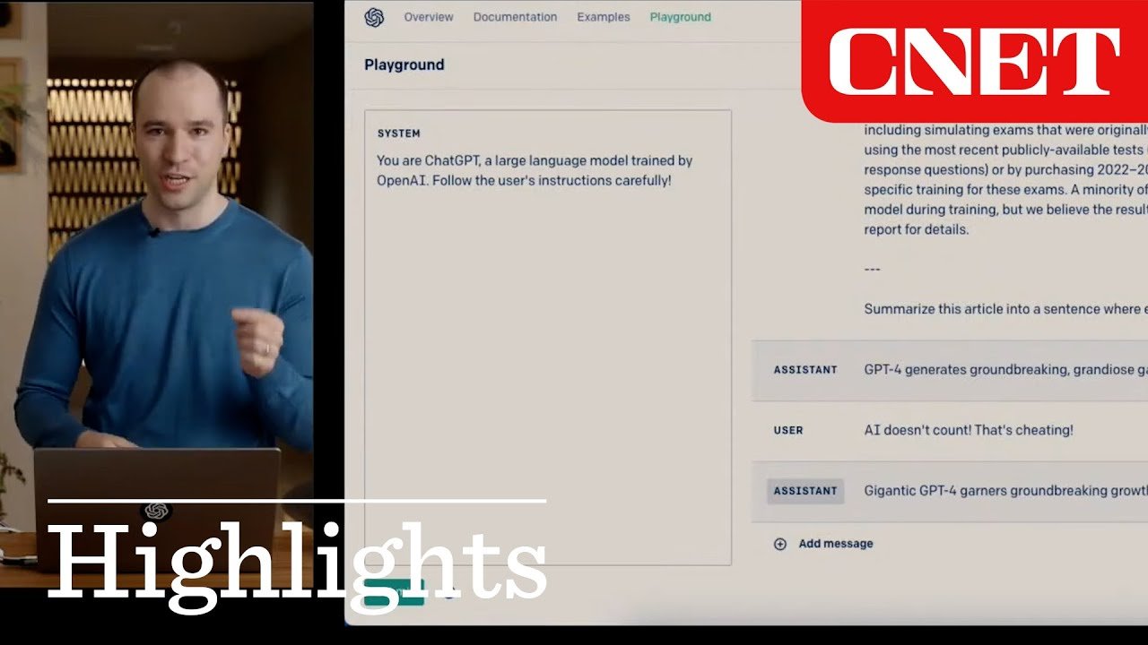 OpenAI Reveals GPT-4 Demo (Watch It Here)