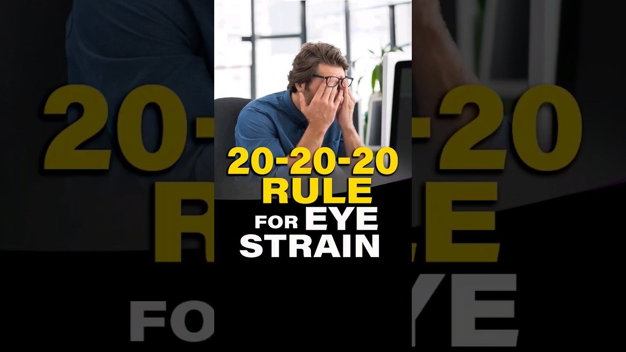 20-20-20 Rule for Eye Strain