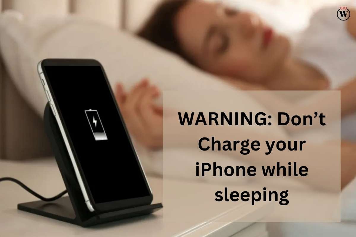 WARNING: Don’t Charge your iPhone while sleeping