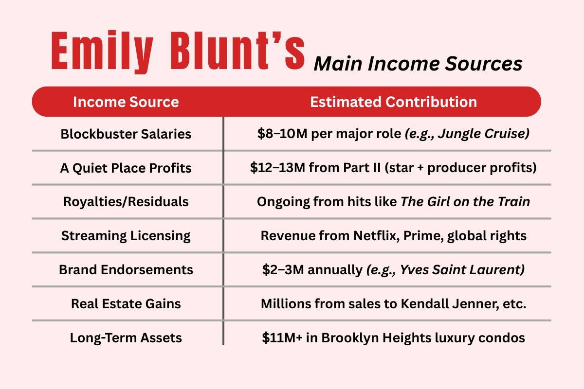 Emily Blunt's Net Worth in 2025: How She Quietly Built an $85M+ Empire? | CIO Women Magazine