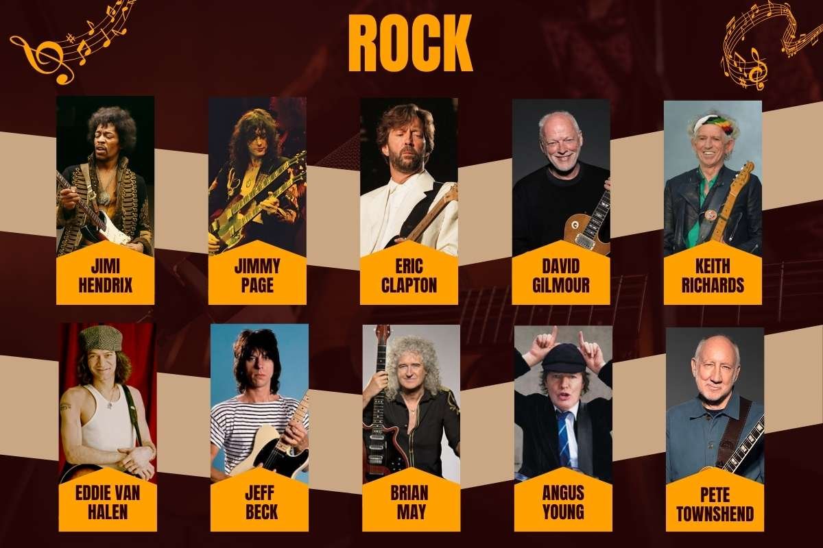 Top 60 Famous Guitar Players of All Time | CIO Women Magazine