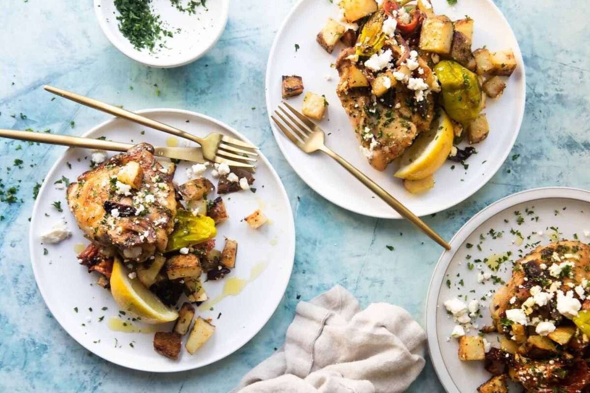 Sheet Pan Greek Meatballs and Potatoes | CIO Women Magazine