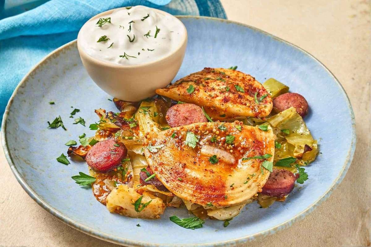 Sheet Pan Kielbasa and Pierogies | CIO Women Magazine